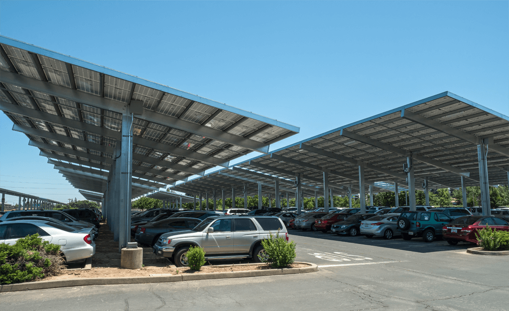 Types of solar parking generators